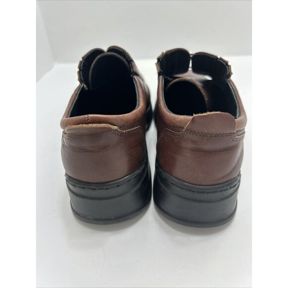 Josef Seibel Women’s Shoe Size 40 Eu 8 US brown Leather Loafers Buckle Slip On - Picture 6 of 9